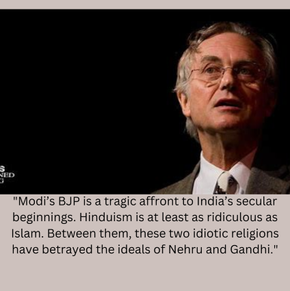 Richard Dawkins on BJP and Hinduism